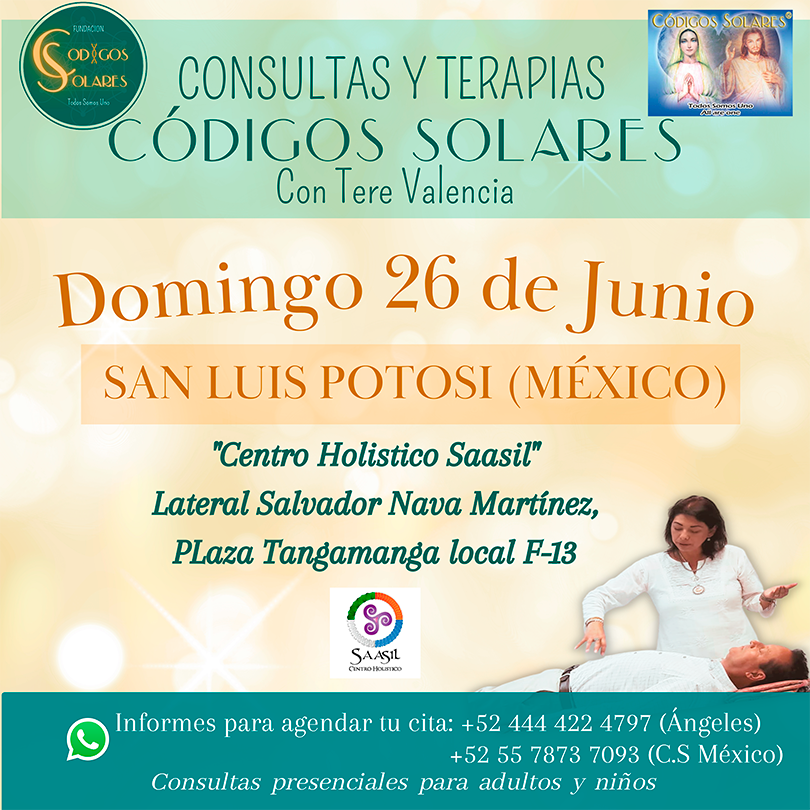 Consultas y Terapias Códigos Solares